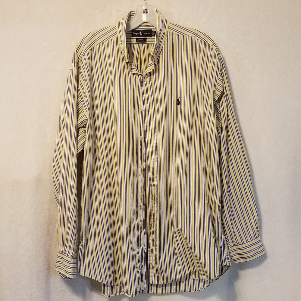 Ralph Lauren verticle stripe shirt